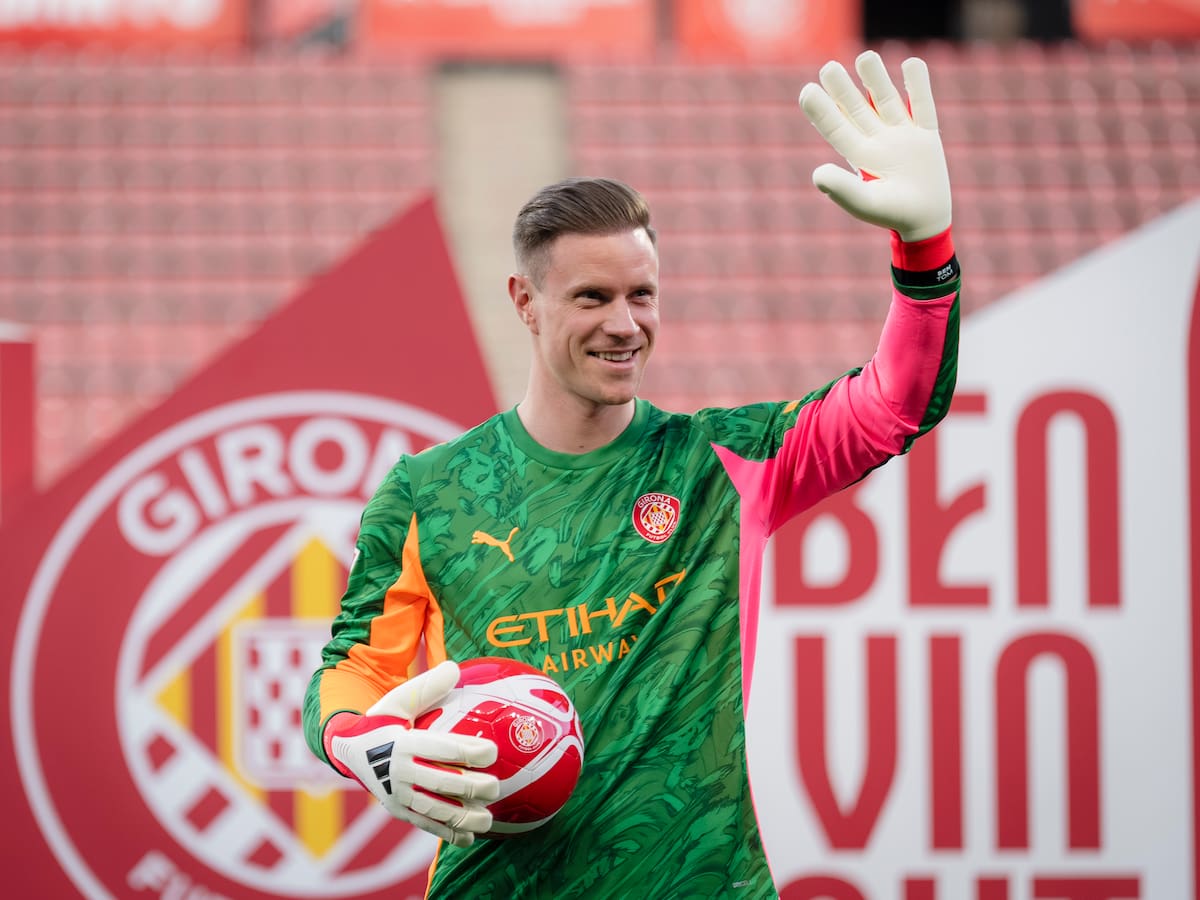 Ter Stegen i el positiu impacte al vestidor del Girona