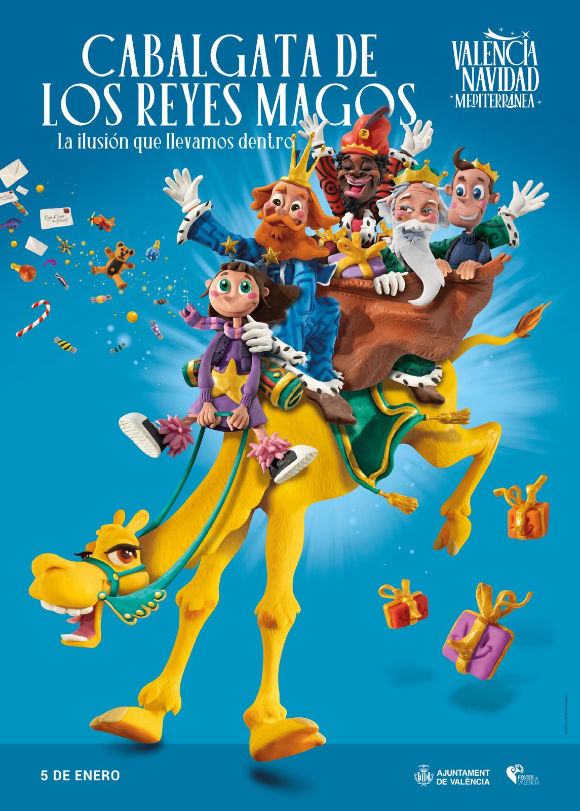 Cartel de la Cabalgata de los Reyes Magos