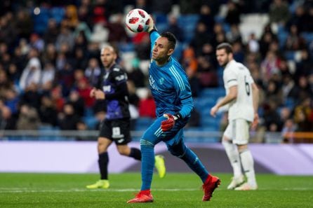 Keylor Navas volvió a la titularidad en la Copa del Rey