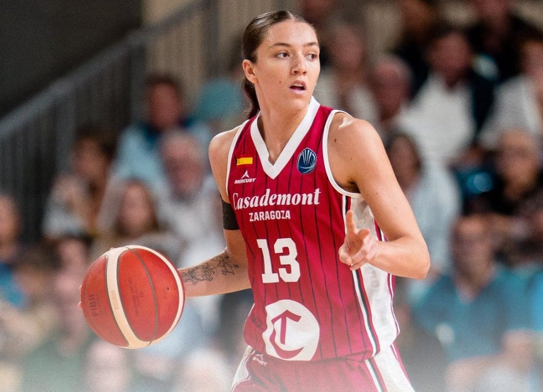 Helena Pueyo sobresalió en la pista del Landes