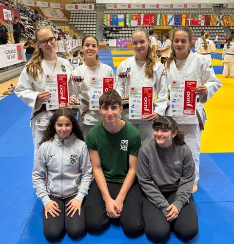 Deportistas del Club Judo Huesca