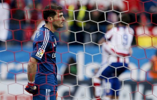 Casillas, después de encajar el cuarto, obra de Mandzukic.