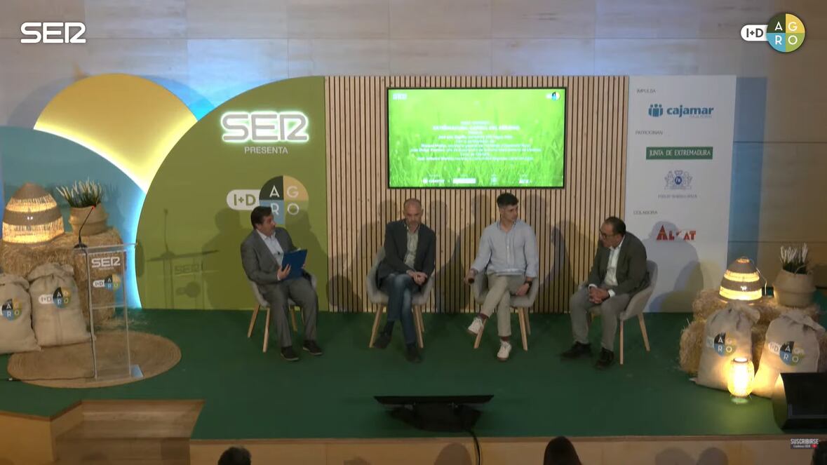 Momento de la mesa "Extremadura, Capital del Regadío"