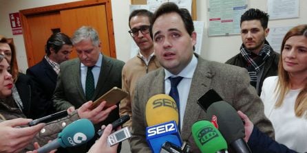 Francisco Núñez en la sede de FEPU en Puertollano