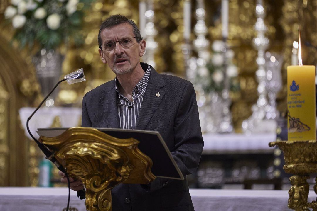 Amador Fernández, nuevo superior de San Juan de Dios en España, durante la asamblea que le ha nombrado en Granada