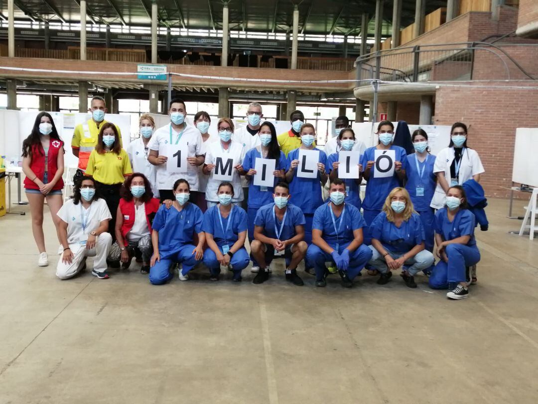La Regió Sanitària Girona han assolit el milió de dosis administrades
