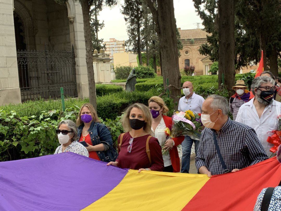 Conmemoración del 90 aniversario de la II República, en Sevilla.