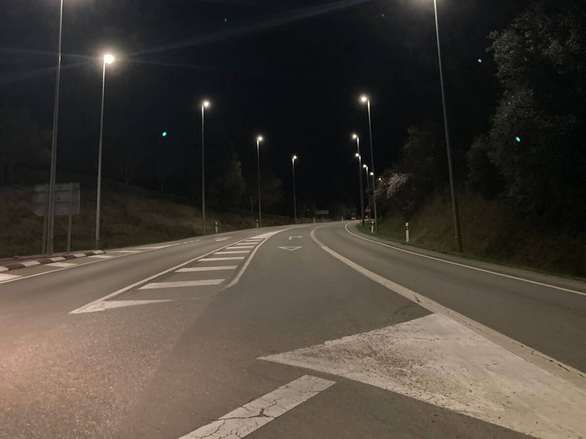 Mejora de la eficiencia energética del alumbrado de la variante de la N-240