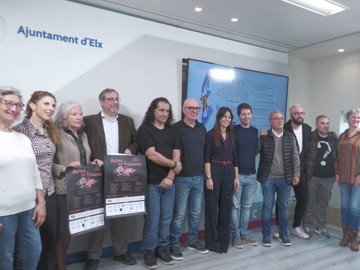 Ola de solidaridad en Elche para los pueblos afectados por la DANA de Valencia