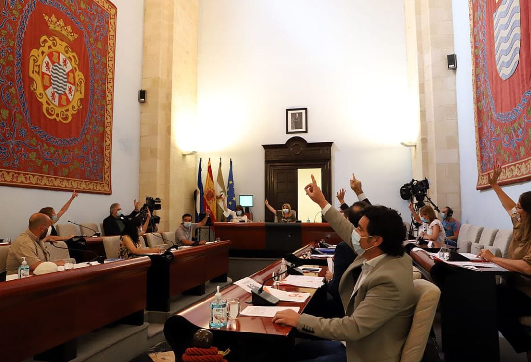 Pleno celebrado este jueves en el Ayuntamiento de Jerez