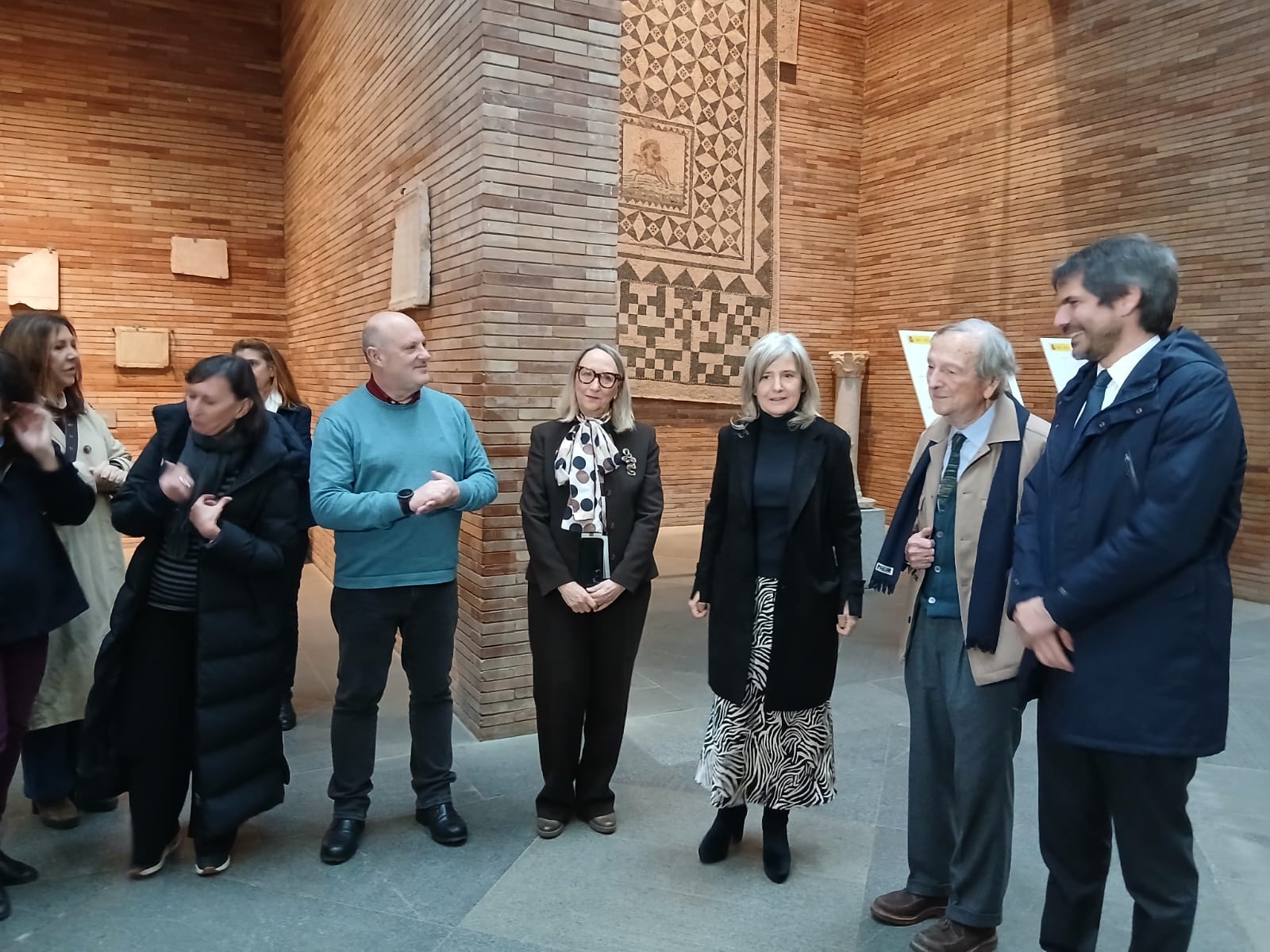 El arquitecto creador del edificio del MNAR y director de la ampliación, Rafael Moneo, se mostró muy emocionado durante todo el acto de inauguración de la ampliación.
