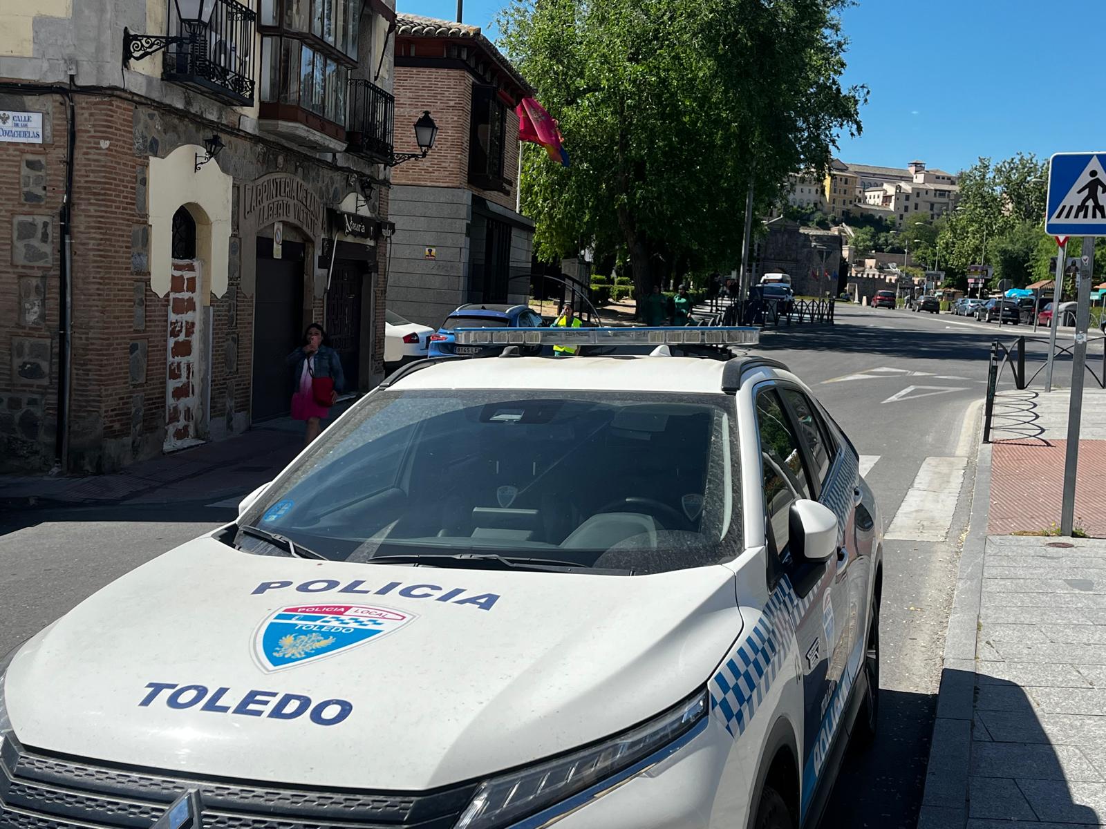 Imagen de archivo de un coche patrulla de la Policía Local de Toledo