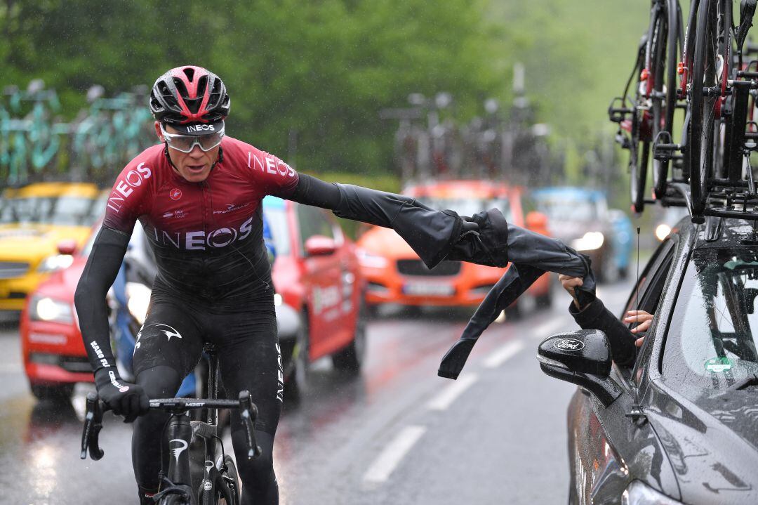Chris Froome durante la Dauphiné.