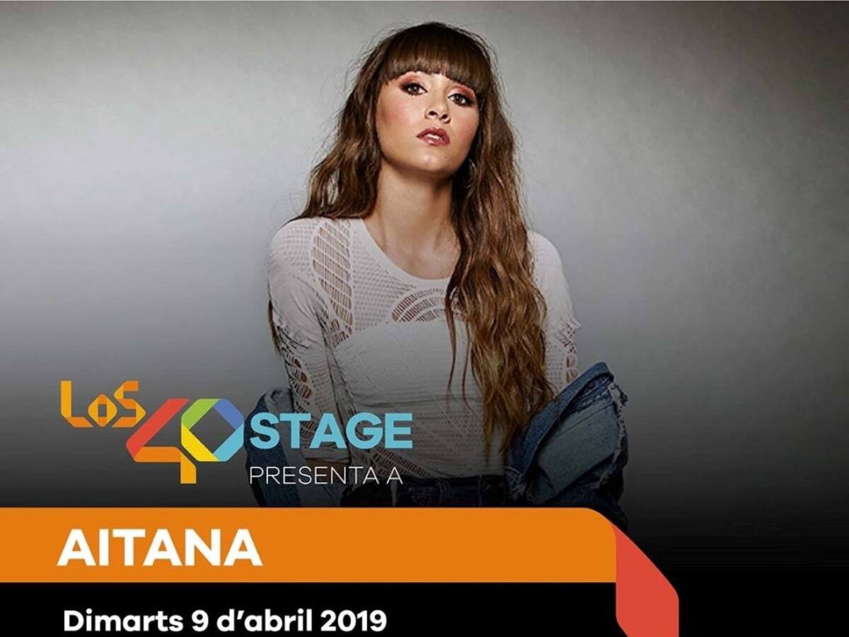 L'Aitana Ocaña escull Barcelona per donar el tret de sortida a la gira de LOS40Stage