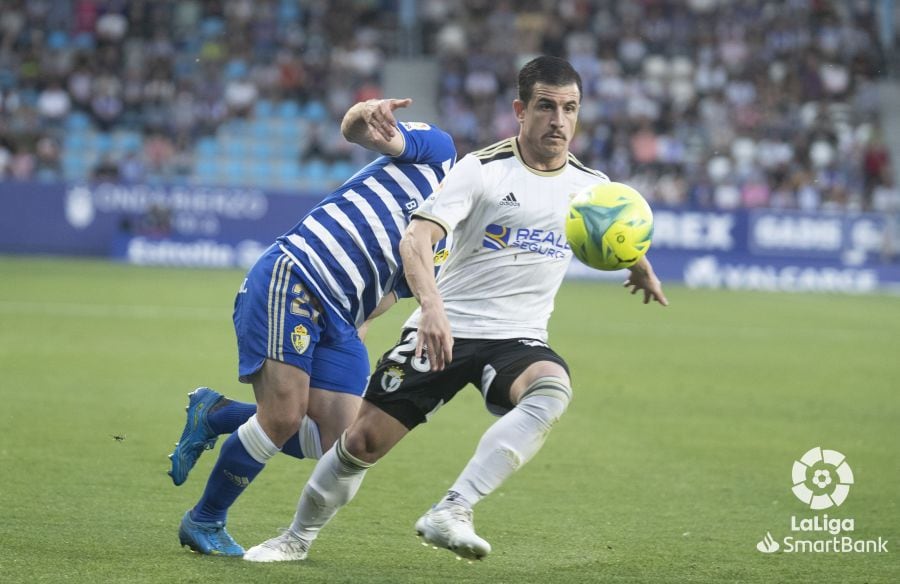 José Matos en un partido de la pasada temporada ante la Ponferradina. / Foto: LFP