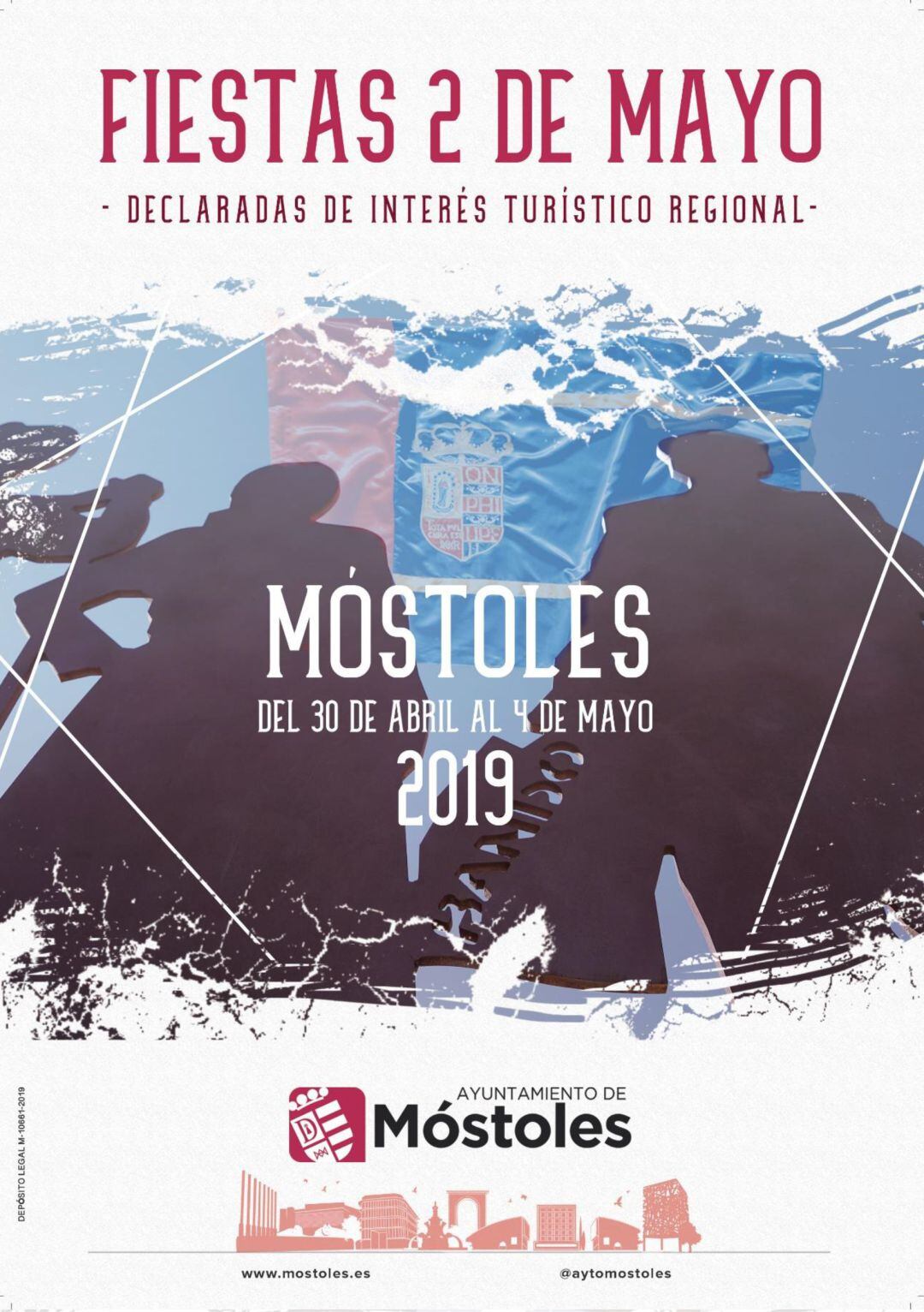 Portada del programa de fiestas del 2 de mayo de Móstoles