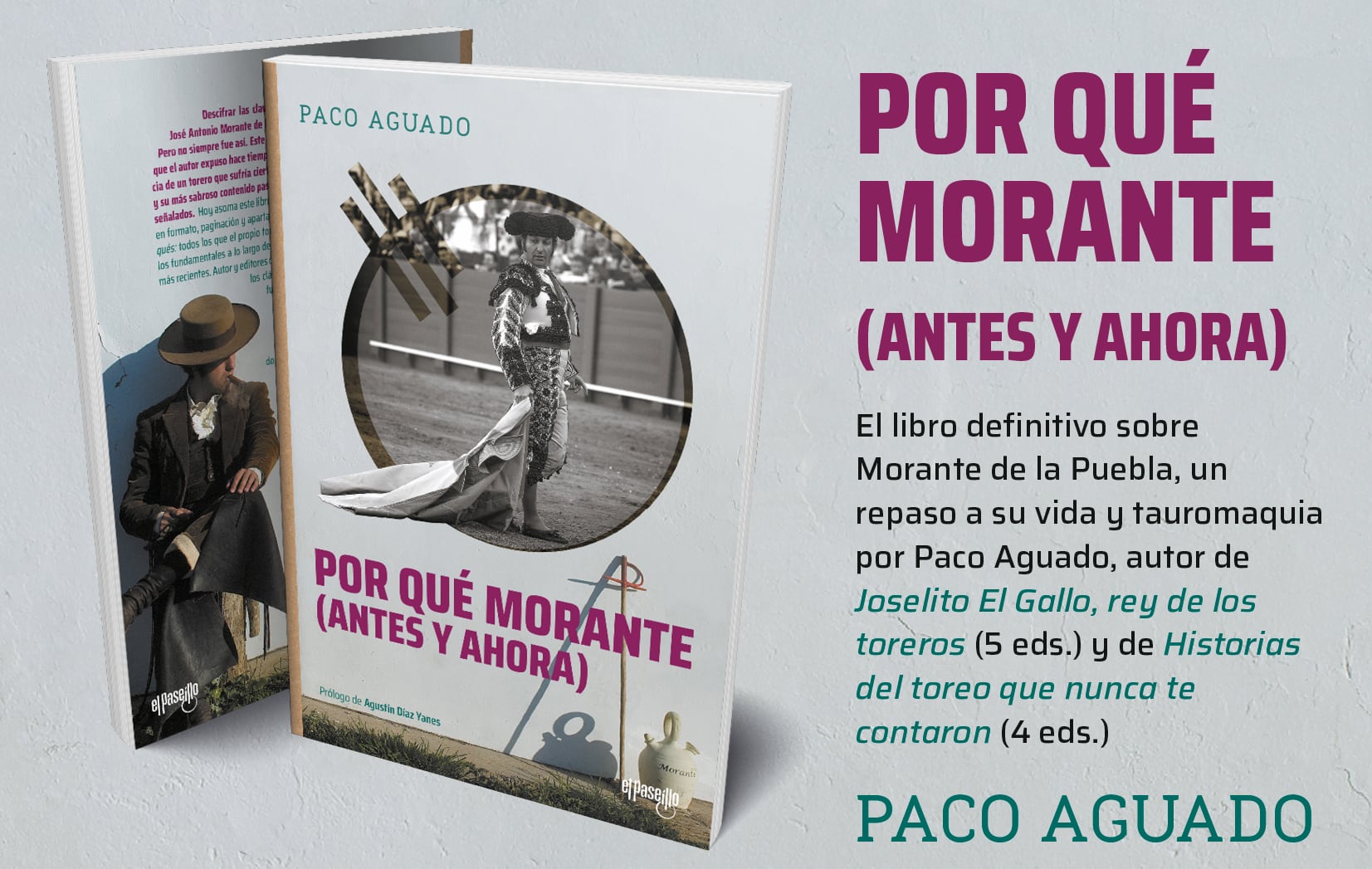 Imagen promocional de &#039;Por qué Morante (antes y ahora)&#039;