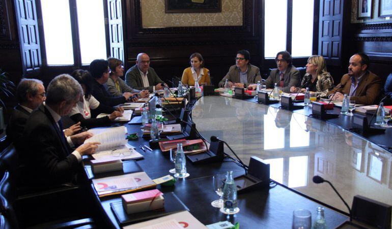 Reunió de la Mesa del Parlament