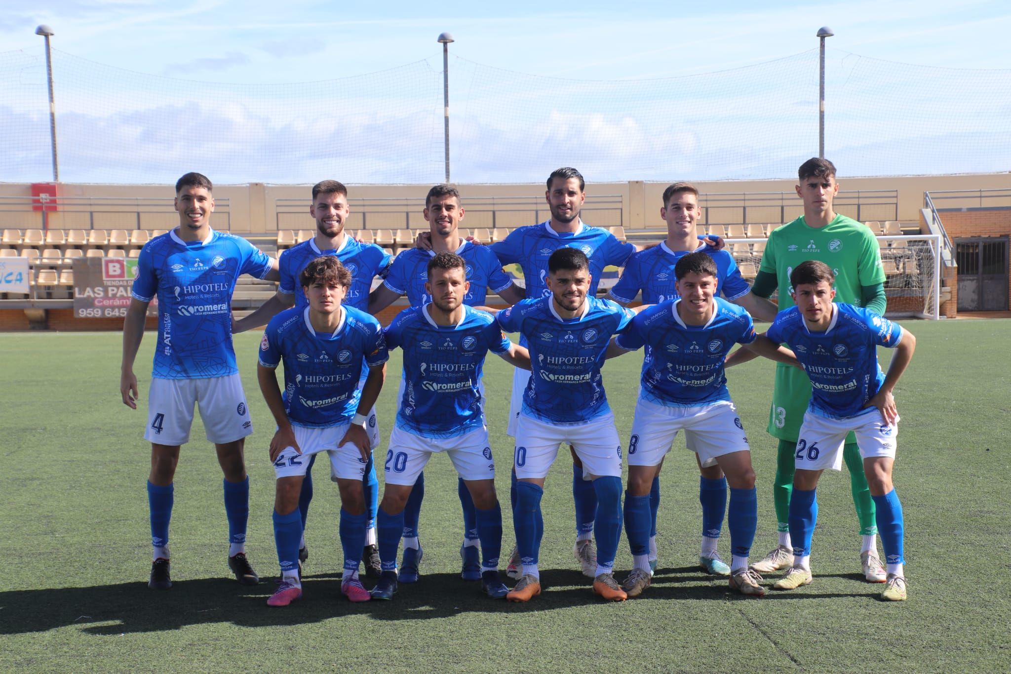 Once titular que presentó el Xerez DFC en Ayamonte