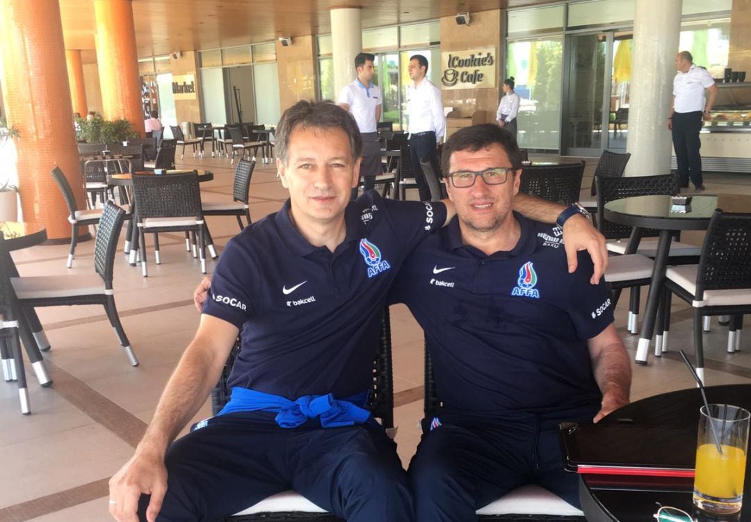 Janko durante su etapa como ayudante técnico