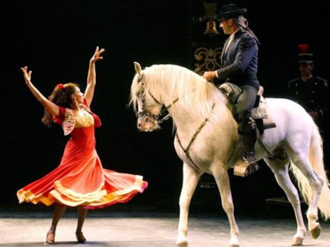 Imagen de una escena de 'Carmen', obra de Salvador Távora, en Sevilla (2003).