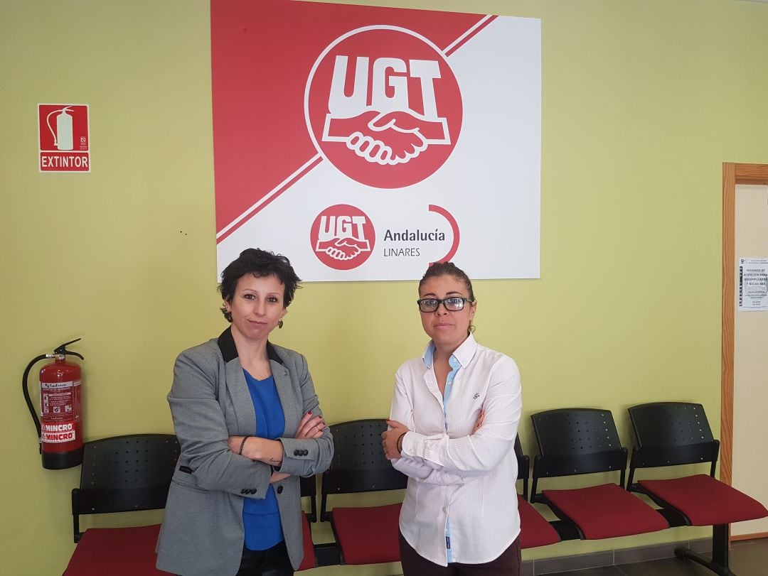 Elvira Ramírez y Nieves Mañas (UGT Jaén y Linares)