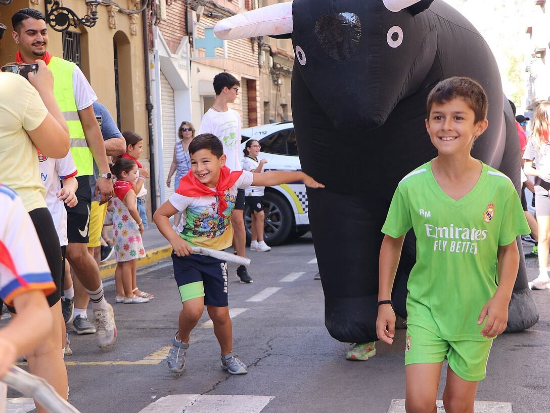 Los más pequeños han disfrutado del particular encierro