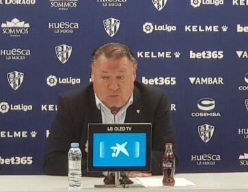 Agustín Lasaosa dará una rueda de prensa este miércoles en El Alcoraz