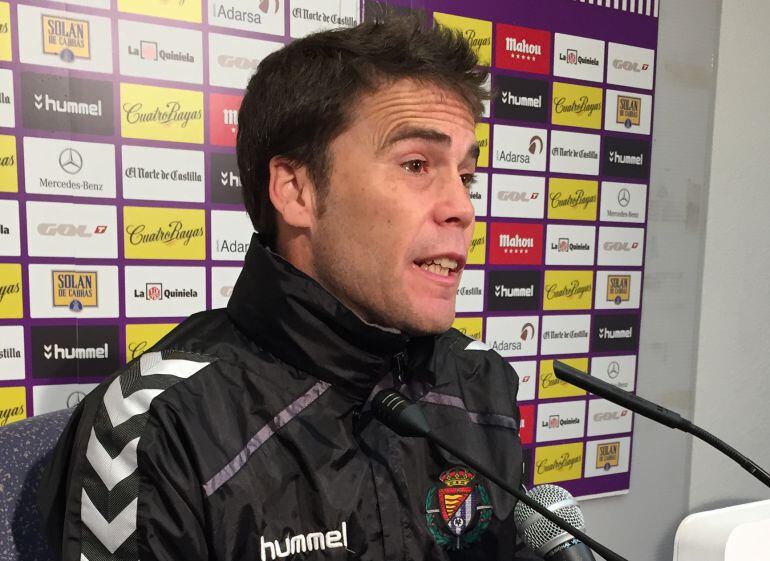 Rubi en la previa ante el Lugo