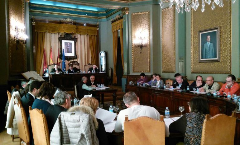 Salón de plenos de la Diputación Provincial de Albacete