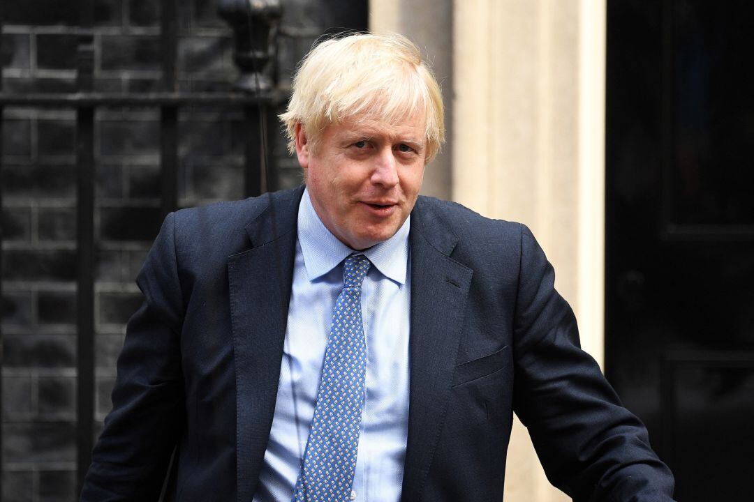 El primer ministro Boris Johnson en una fotografía tomada antes del inicio del debate en el Parlamento