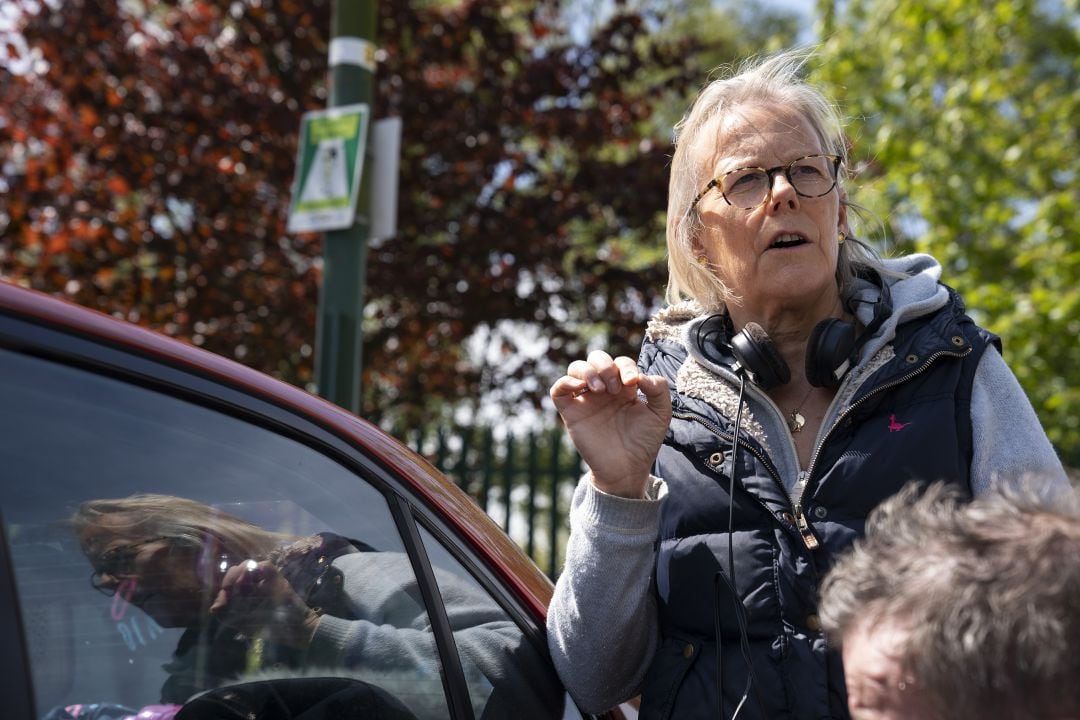 Phyllida Lloyd, durante el rodaje de &#039;Herself&#039;