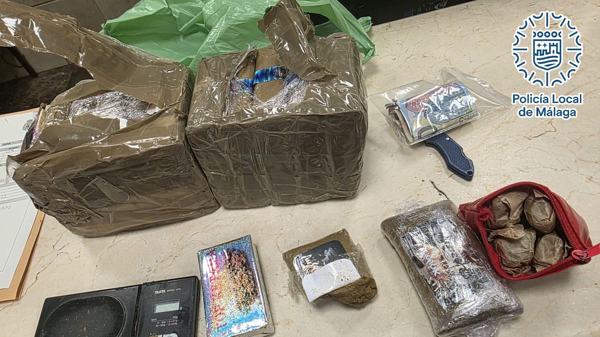 Detenido por vender hachís en Puerto de la Torre y Teatinos