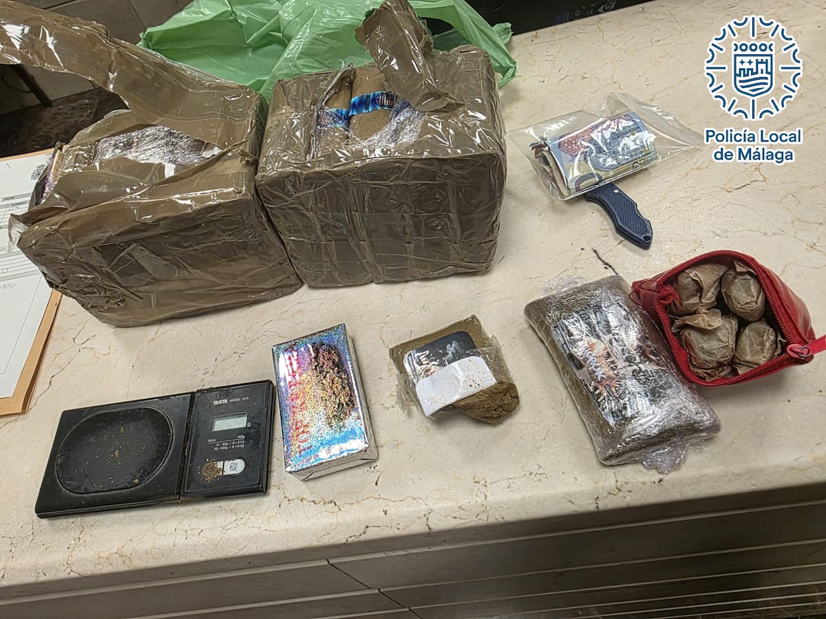 Detenido por vender hachís en Puerto de la Torre y Teatinos