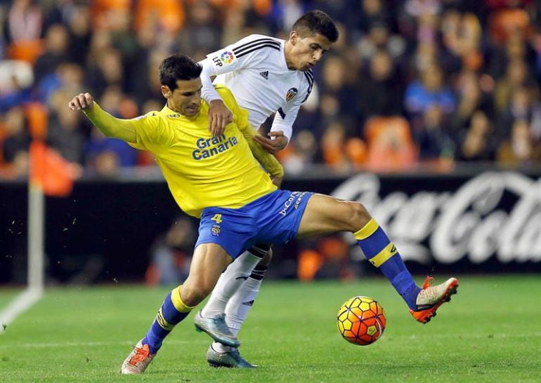 Partido Valencia-Las Palmas de Liga