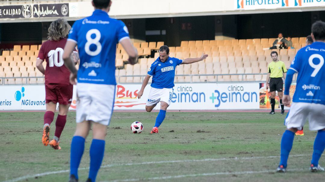 Jorge Herrero durante un partido la pasada temporada en Chapín