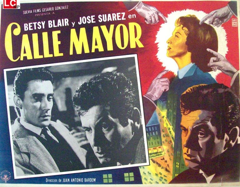 Cartel de la película &quot;Calle Mayor&quot; estrenada en 1956