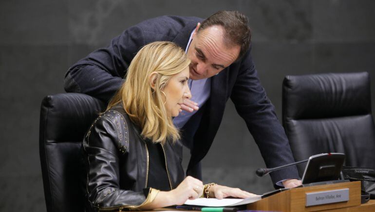 Ana Beltrán, PPN, y Javier Esparza, UPN