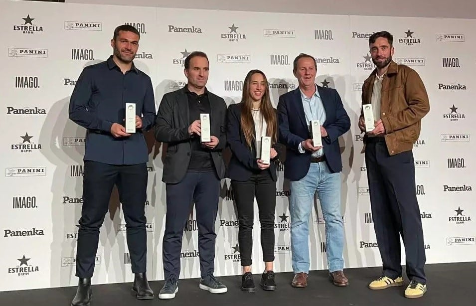 Jorge Molina recibe el Antonin de Honor en los premios Panenka