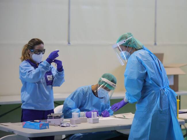 Archivo - Sevilla.-Coronavirus.-La Junta realiza cribados masivos en Estepa, Gilena y Brenes