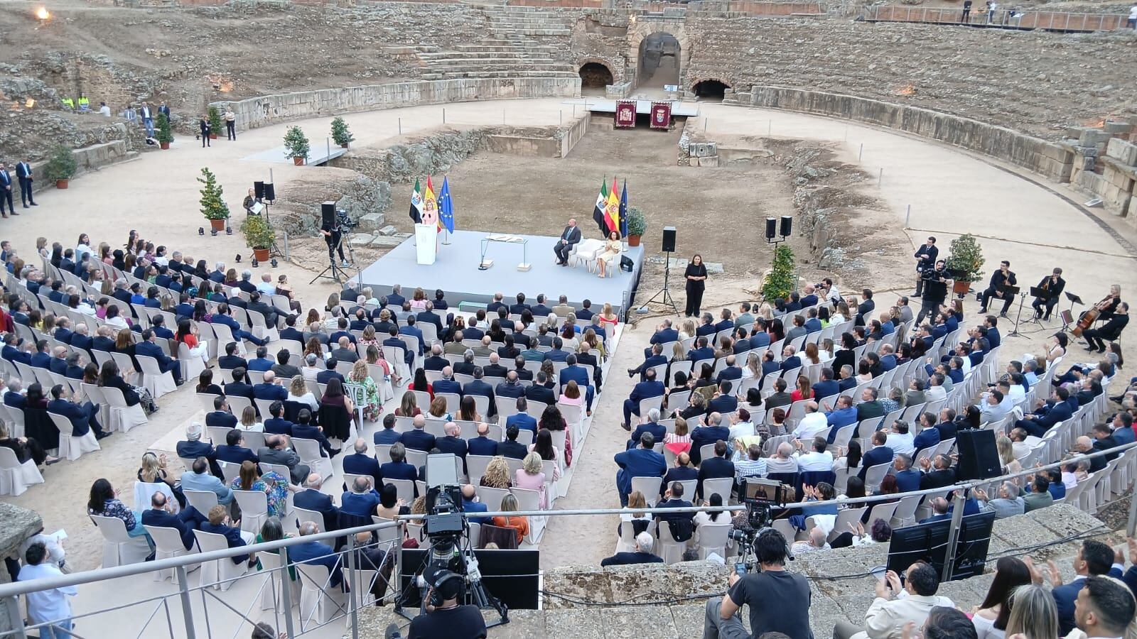 Un momento de la toma de posesión de María Guardiola