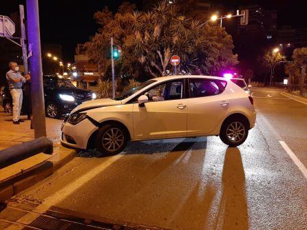 Choque en Avenida de Dénia