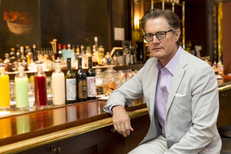 El actor Kyle MacLachlan, durante su visita a Madrid