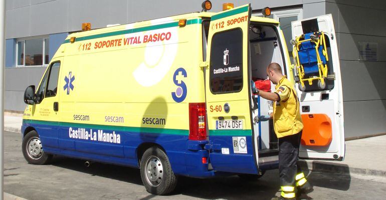 El herido fue trasladado al Hospital General de Albacete