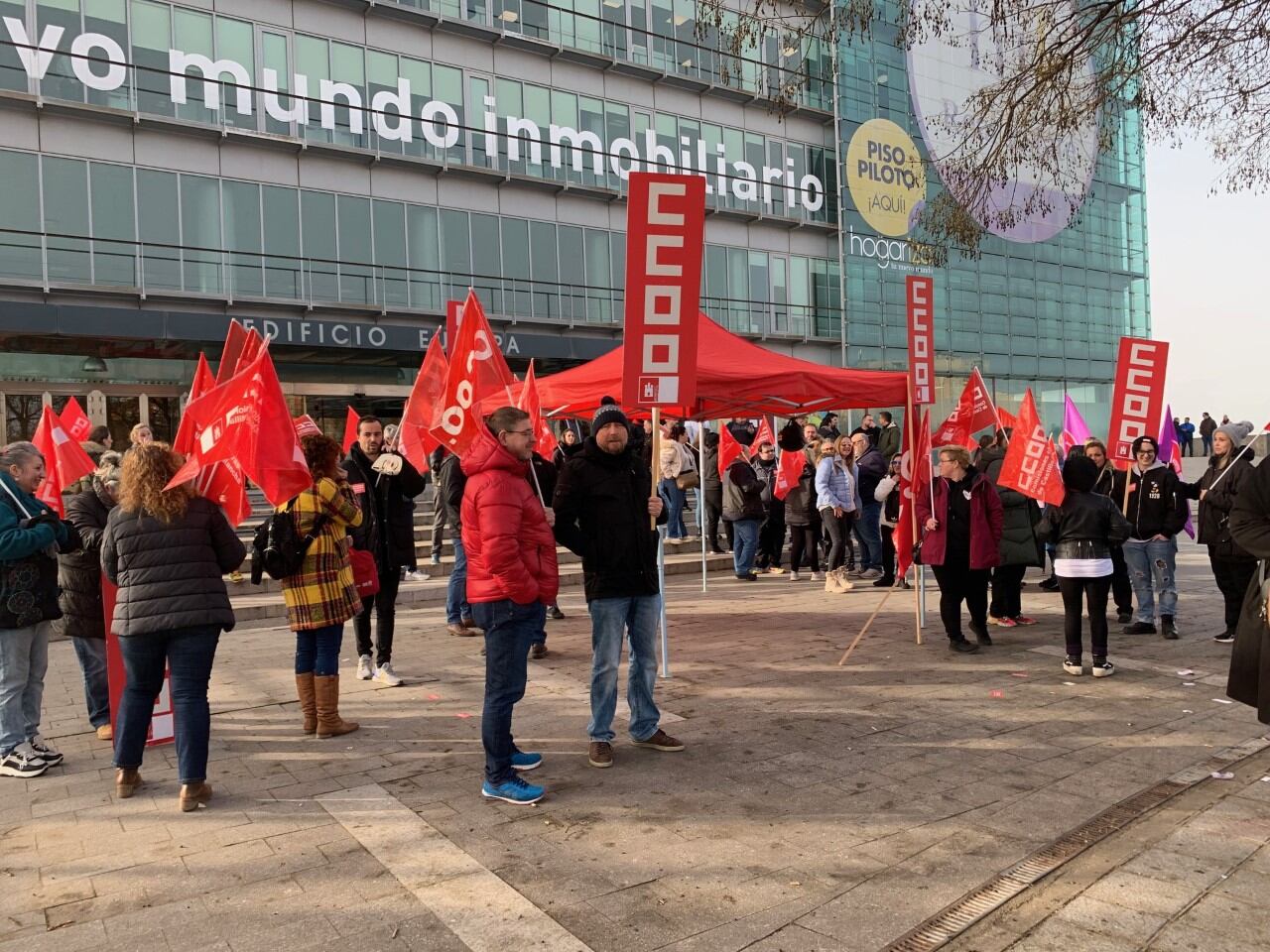 Huelga trabajadorse Jazzplat Guadalajara/Foto SER Gu