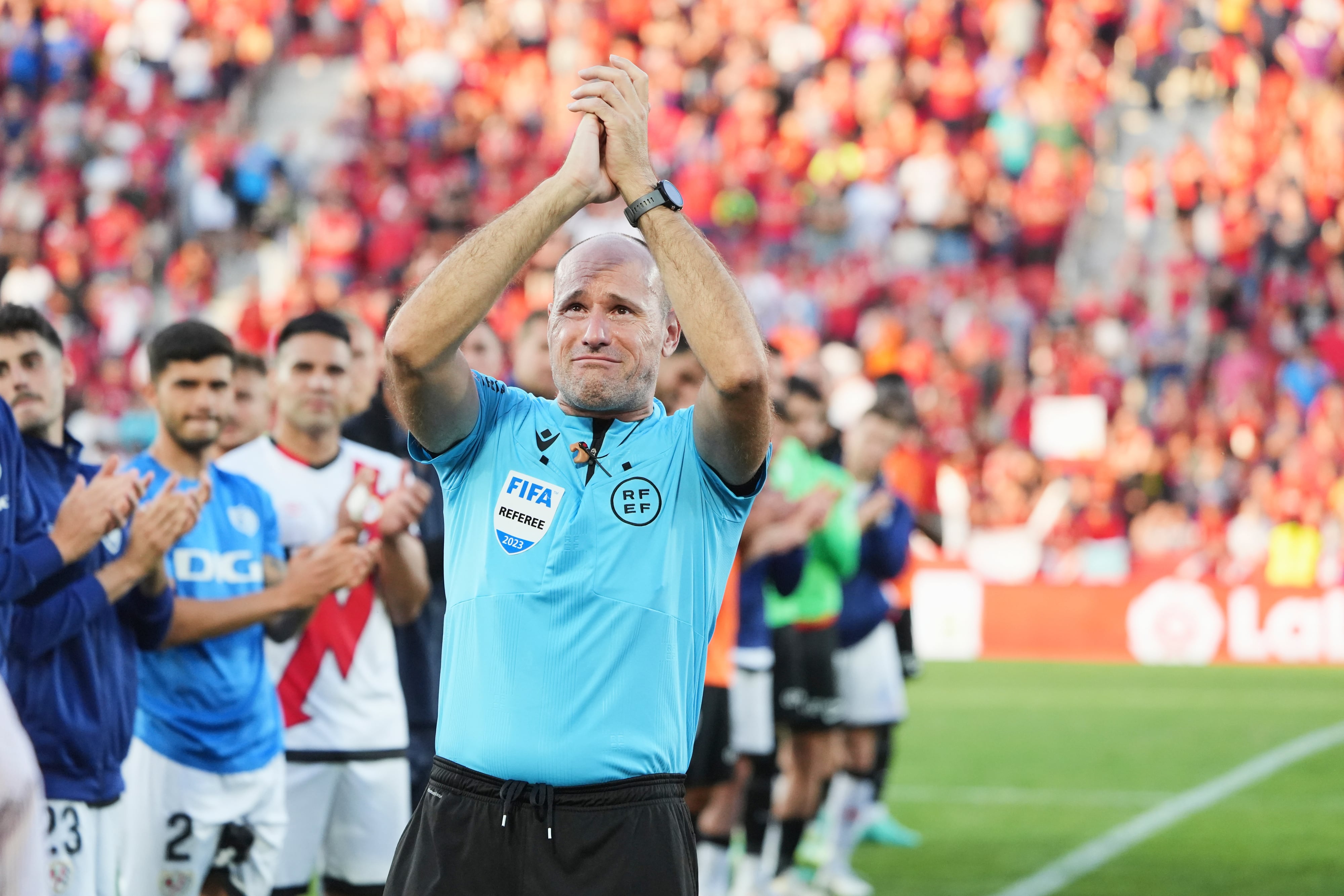 Mateu Lahoz durante su último partido como árbitro de LaLiga