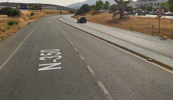 Zona donde se construirá la vía ciclista