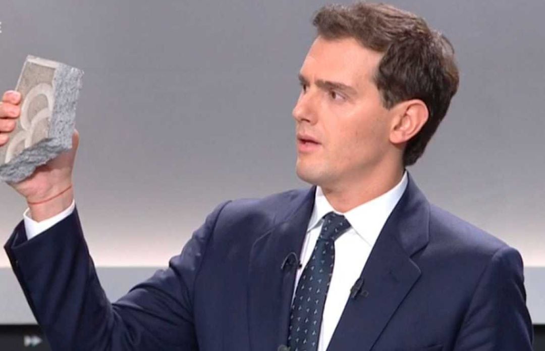 Albert Rivera durante el debate.