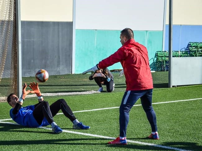 Fran Corrales es el entrenador del porteros del Xerez CD