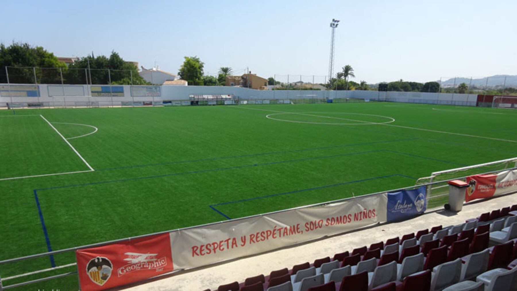 Campo municipal de fútbol de Xàbia.